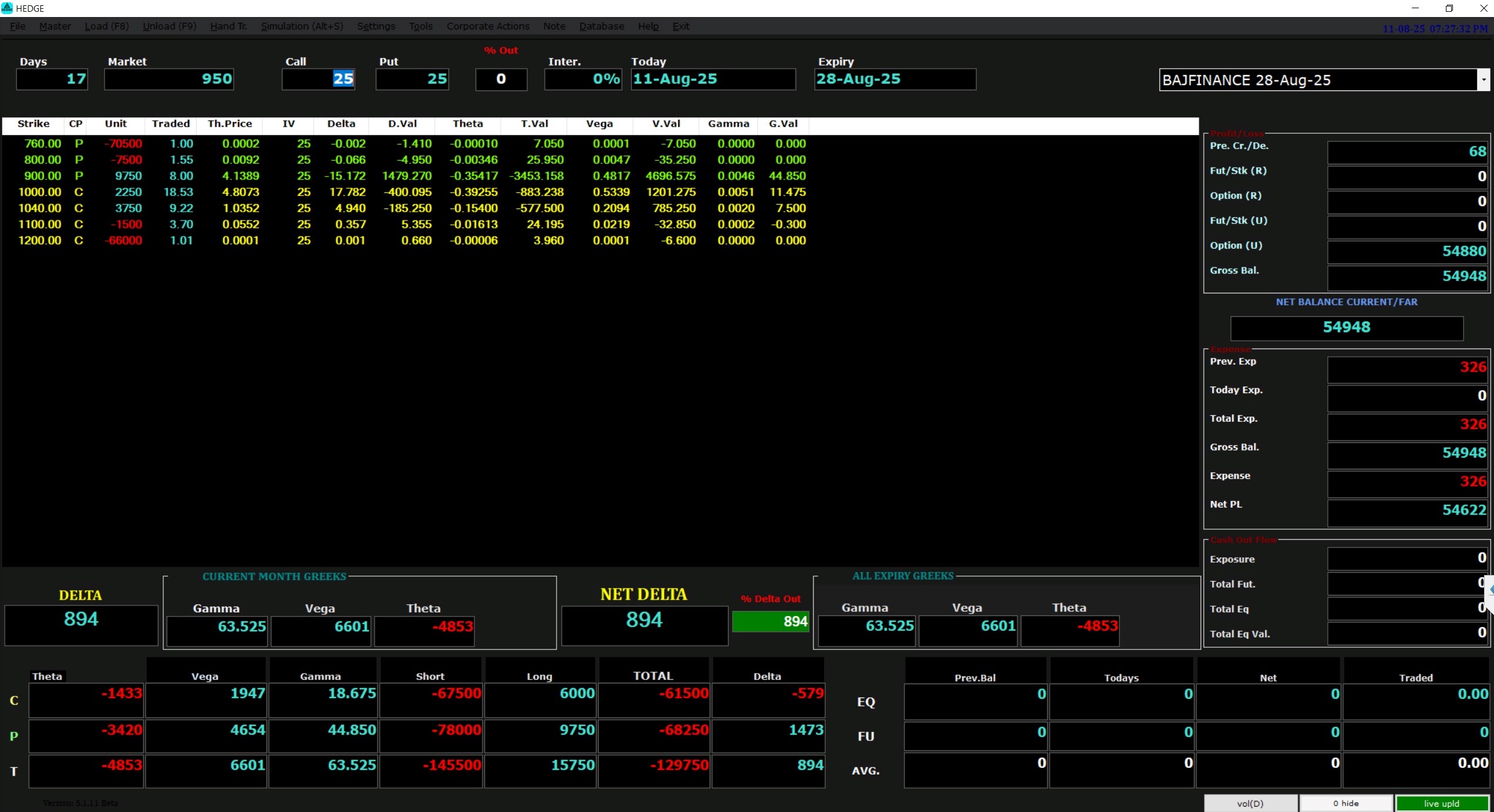 Hedge Software - Screen 2