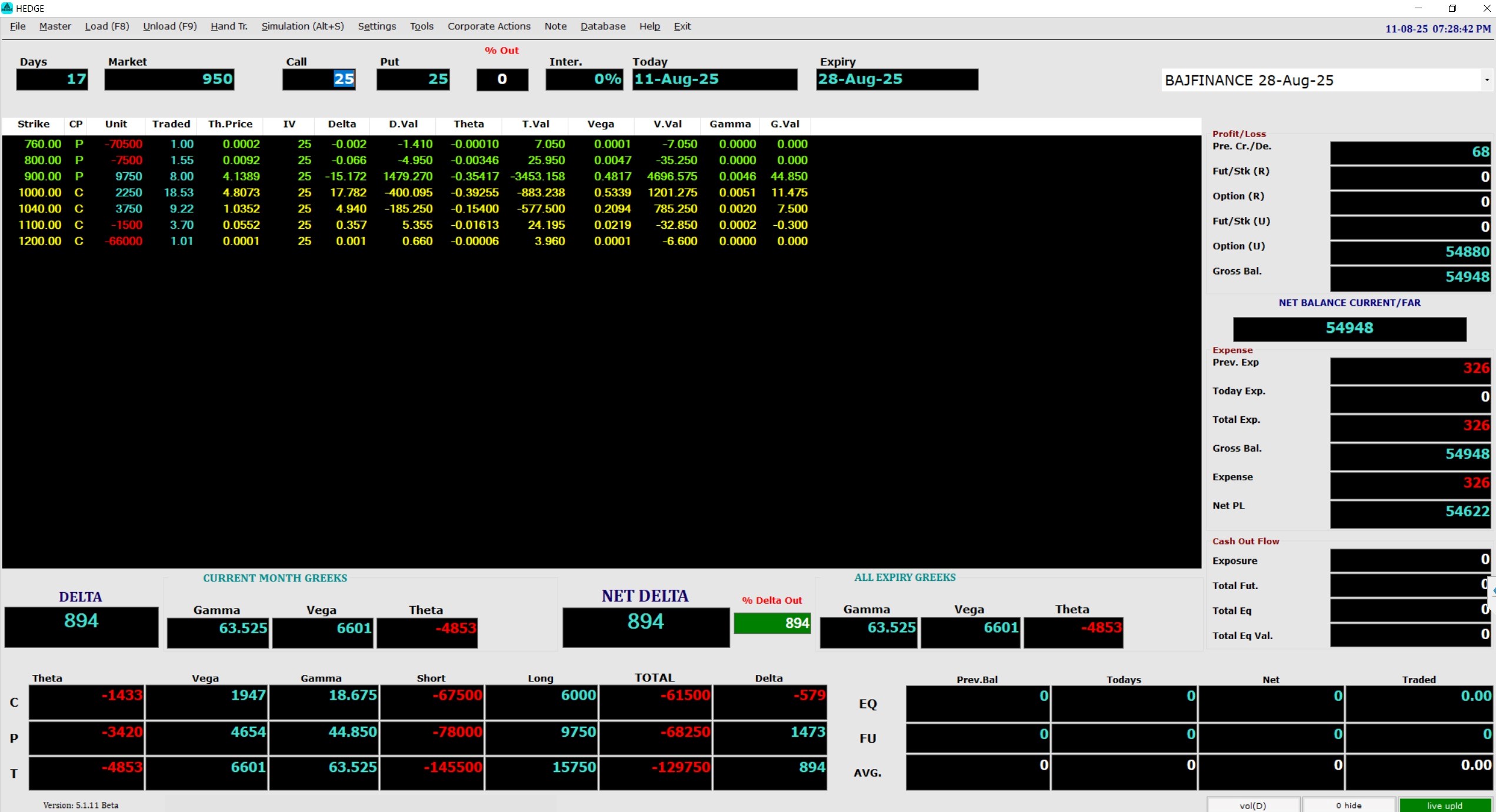 Hedge Software - Screen 3